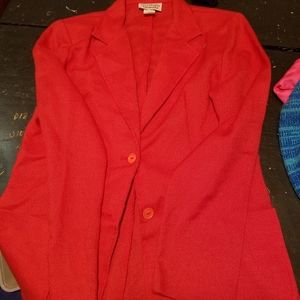 Red blazer